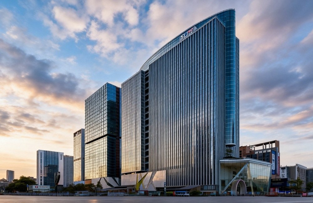 银石广场外立面图